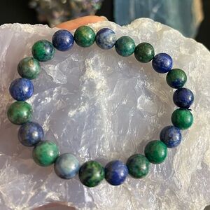 Men’s Lapis Lazuli Beaded Bracelet